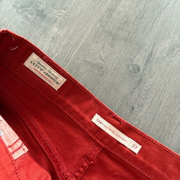 New Levi's Prototype One of a Kind Sample Jeans in Fired Brick - Picture 6 of 7